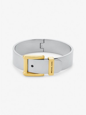 Michael Kors Colby Large Precious Metal-Plated Brass Naisten Rannerengas TWO TONE | FIOKW1495