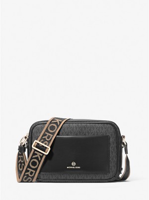 Michael Kors Maeve Large Logo Naisten Crossbody Laukku Mustat | FIMQN1113