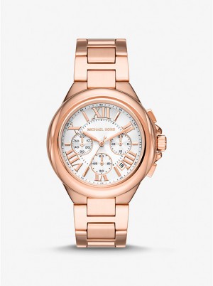 Michael Kors Oversized Camille Rose Gold-Tone Naisten Kello Pinkki Kultaiset | FIGSX1622