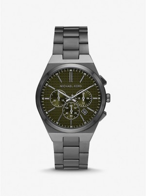 Michael Kors Oversized Lennox Gunmetal Miesten Kello GUNMETAL | FIFDW2062
