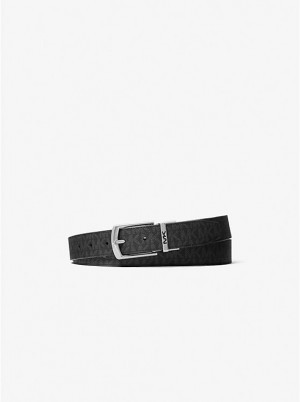 Michael Kors Reversible Signature Logo Miesten Vyö Mustat | FIMQH2049